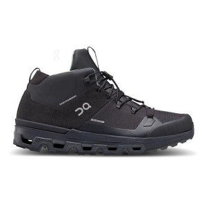 Botas Montaña On Cloud Cloudtrax Waterproof Hombre Black | CR_ON8633
