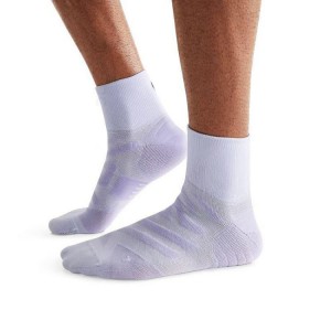 Calcetines On Cloud Performance Mid Hombre Light Purple | CR_ON8340