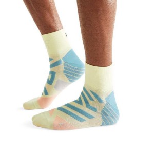 Calcetines On Cloud Performance Mid Mujer Yellow | CR_ON8706