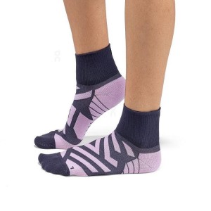 Calcetines On Cloud Performance Mid Mujer Pink | CR_ON1177