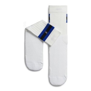 Calcetines On Cloud Tennis Mujer White / Blue | CR_ON8854