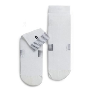 Calcetines On Cloud Ultralight Mid Hombre White | CR_ON8156