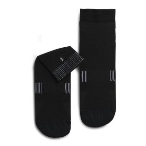 Calcetines On Cloud Ultralight Mid Hombre Black | CR_ON8737