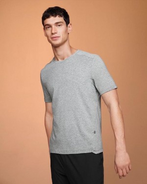 Camiseta On Cloud Active-T Hombre Grey | CR_ON8399