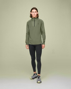 Camiseta On Cloud Climate Hombre Olive | CR_ON8499