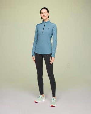 Camiseta On Cloud Climate Mujer Blue | CR_ON8265