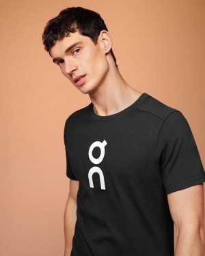 Camiseta On Cloud Estampadas-T Hombre Black | CR_ON8331