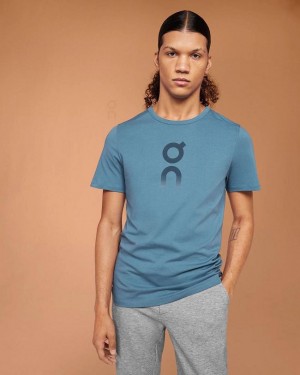 Camiseta On Cloud Estampadas-T Hombre Blue | CR_ON8169