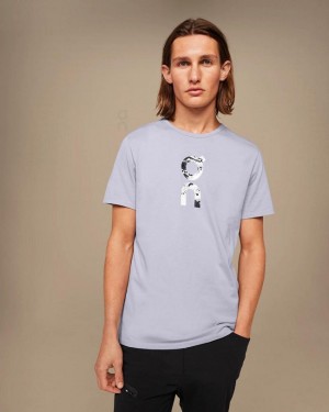Camiseta On Cloud Estampadas-T Hombre Grey | CR_ON8969