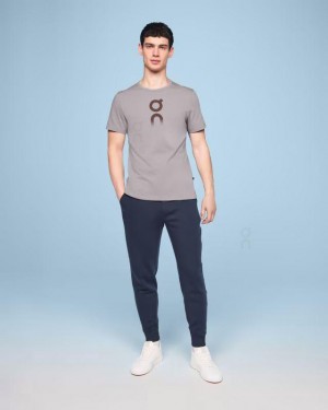 Camiseta On Cloud Estampadas-T Hombre Grey / Brown | CR_ON8990