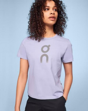 Camiseta On Cloud Estampadas Mujer Purple | CR_ON8683