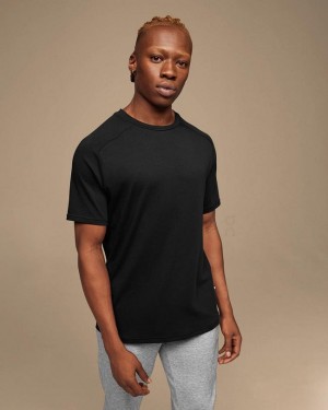 Camiseta On Cloud Focus-T Hombre Black | CR_ON8466