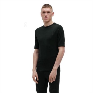 Camiseta On Cloud Merino-T Hombre Black | CR_ON8510