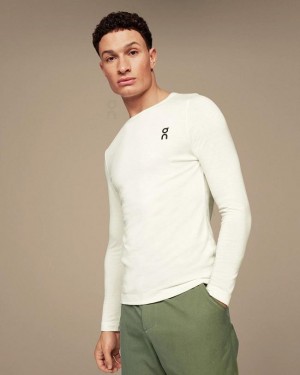 Camiseta On Cloud Merino Long-T Hombre White | CR_ON8468