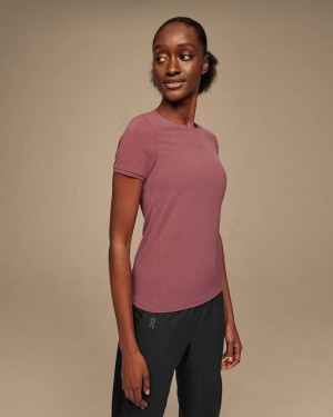 Camiseta On Cloud Movement-T Mujer Burgundy | CR_ON8311