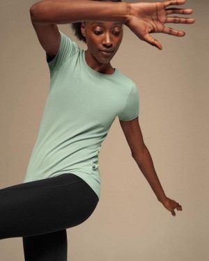 Camiseta On Cloud Movement-T Mujer Green | CR_ON8852