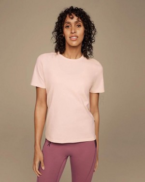Camiseta On Cloud On-T Mujer Rose | CR_ON8494