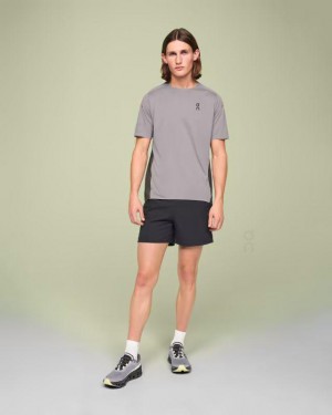 Camiseta On Cloud Performance-T Hombre Grey / Black | CR_ON8012