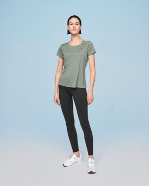 Camiseta On Cloud Performance-T Mujer Olive | CR_ON8179