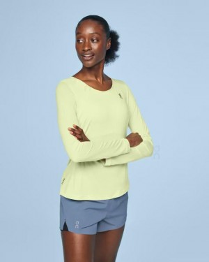 Camiseta On Cloud Performance Long-T Mujer Yellow | CR_ON9034