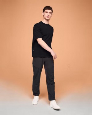 Camiseta On Cloud Studio-T Hombre Black | CR_ON9053