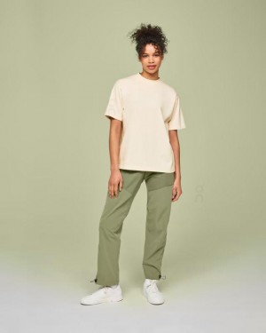 Camiseta On Cloud Studio-T Mujer Beige | CR_ON8609