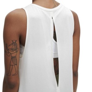 Camiseta sin Manga On Cloud Active Mujer White | CR_ON8932