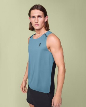 Camiseta sin Manga On Cloud Tank-T Hombre Blue | CR_ON8194