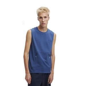 Camiseta sin Manga On Cloud Training Hombre Blue | CR_ON8270