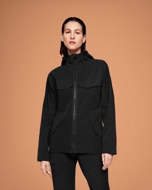 Chaquetas On Cloud Explorer Mujer Black | CR_ON8256
