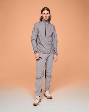 Chaquetas On Cloud Waterproof Anorak Hombre Grey | CR_ON9051