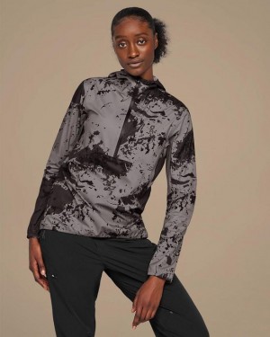Chaquetas On Cloud Waterproof Anorak Mujer Grey / Black | CR_ON8093