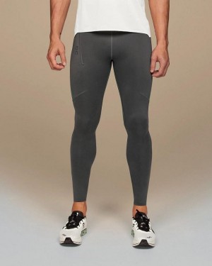 Mallas Running On Cloud Performance Hombre Grey / Olive | CR_ON8184