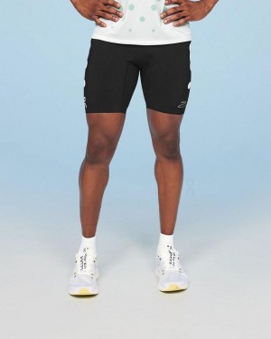 Short On Cloud Marathon Tight Distance Hombre Black | CR_ON8800