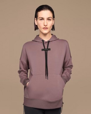Sudadera con Capucha On Cloud Mujer Brown | CR_ON8033
