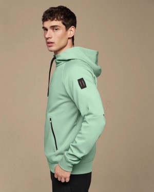 Sudadera con Capucha On Cloud Zipped Hombre Turquoise | CR_ON8284