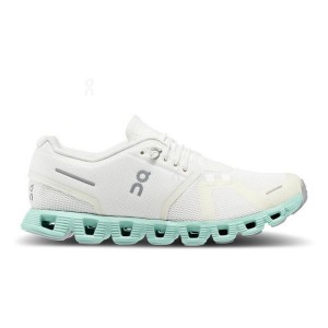 Tenis On Cloud Cloud 5 Mujer Beige / Turquoise | CR_ON9052