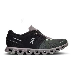 Tenis On Cloud Cloud 5 Mujer Black / Olive | CR_ON8429