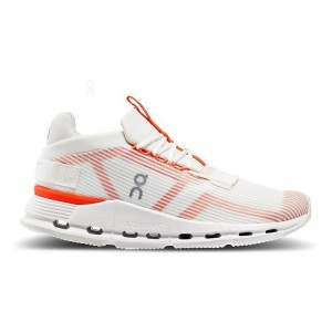 Tenis On Cloud Cloudnova Void Mujer White / Orange | CR_ON1182