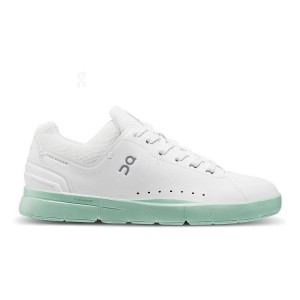Tenis On Cloud THE ROGER Advantage Mujer White / Turquoise | CR_ON8233