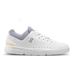 Tenis On Cloud THE ROGER Advantage Mujer White / Purple | CR_ON8008