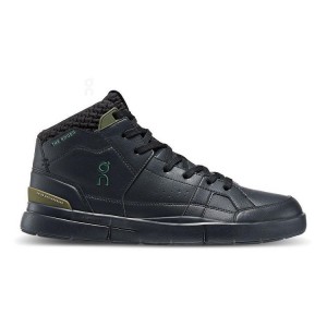 Tenis On Cloud THE ROGER Clubhouse Mid Sensa Hombre Black | CR_ON8619