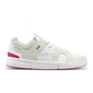 Tenis On Cloud THE ROGER Clubhouse Mujer White / Red | CR_ON8529