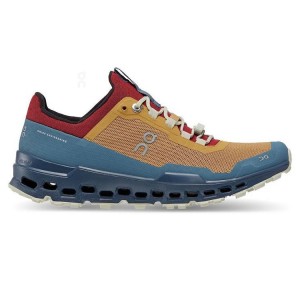 Tenis Para Senderismo On Cloud Cloudultra Mujer Yellow / Blue | CR_ON9093