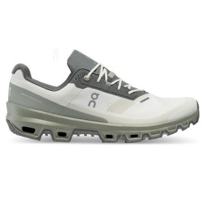 Tenis Para Senderismo On Cloud Cloudventure Waterproof Hombre White / Olive | CR_ON9048