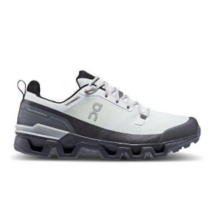 Tenis Para Senderismo On Cloud Cloudwander Waterproof Hombre White / Grey | CR_ON9001