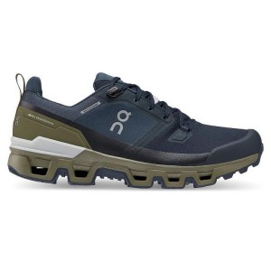Tenis Para Senderismo On Cloud Cloudwander Waterproof Hombre Navy | CR_ON8297
