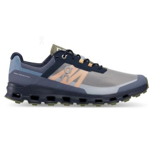 Tenis Para Trail Running On Cloud Cloudvista Hombre Grey / Olive | CR_ON9139
