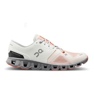 Tenis para Correr On Cloud Cloud X 3 Hombre Beige / Orange | CR_ON8668