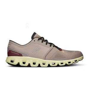 Tenis para Correr On Cloud Cloud X 3 Hombre Brown | CR_ON8431